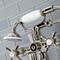 Kingston Brass KS248PN Deck Mount Clawfoot Tub Faucet with Hand Shower, Polished Nickel KS248PN - alternate 5